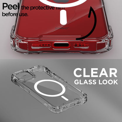 Transparent mag-safe phone cover for iPhone 14 Plus – Pikkme – photo 3