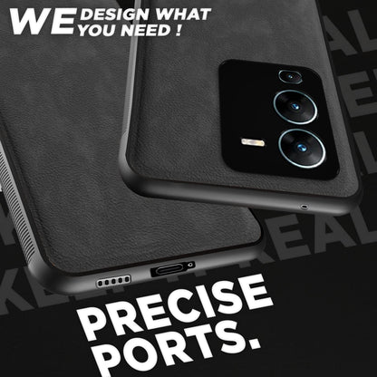Vivo V25 Pro 5G Leather phone cover in grey by Pikkme – photo 4