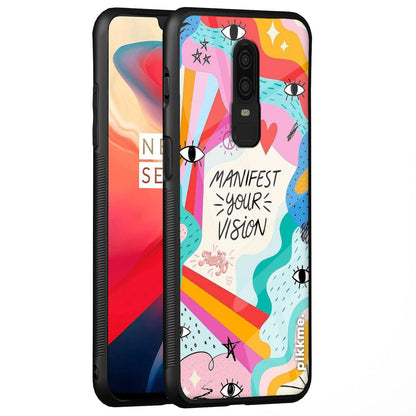 Pikkme OnePlus 6 Hybrid mobile back cover