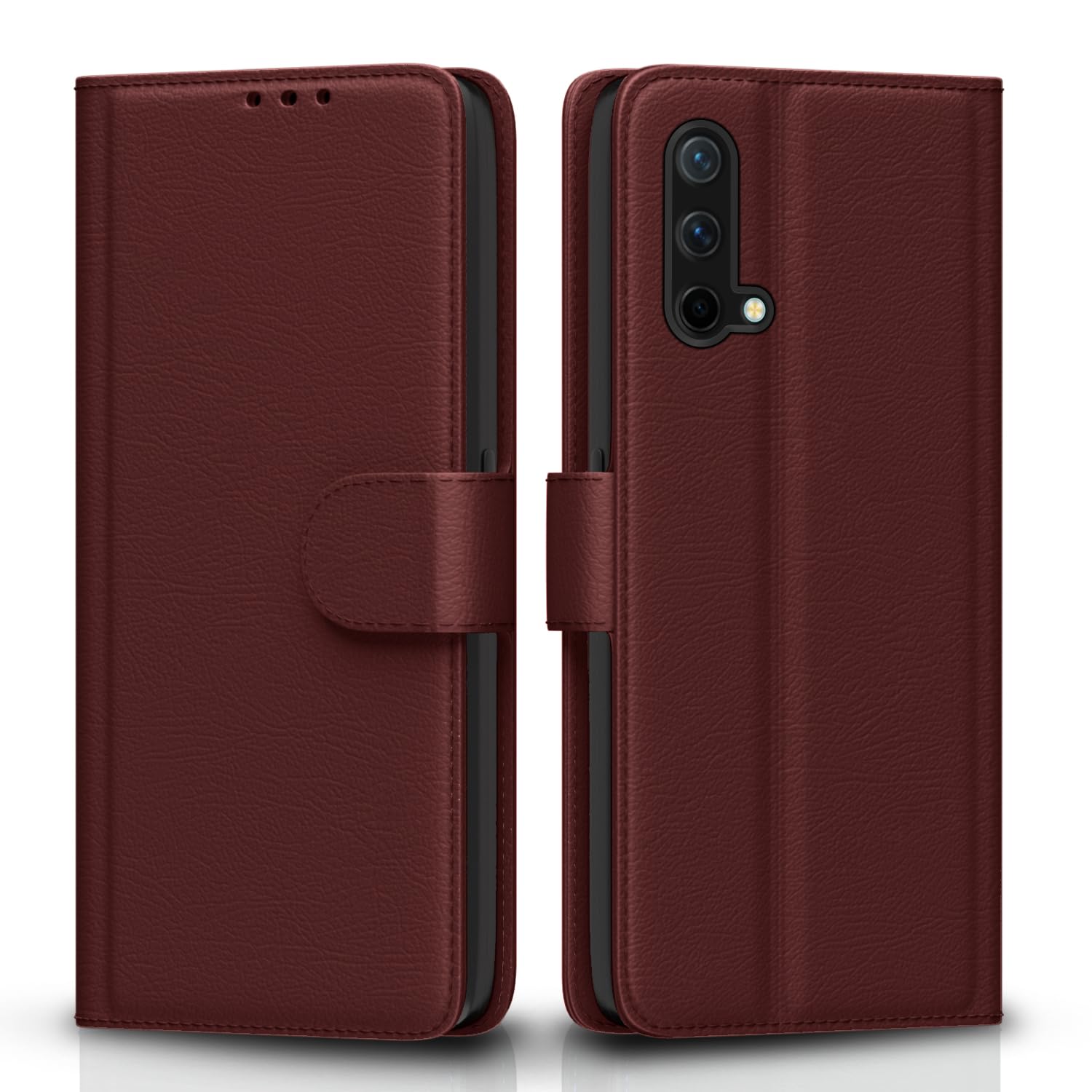 Pikkme brown Wallet flip cover for OnePlus Nord CE 5G