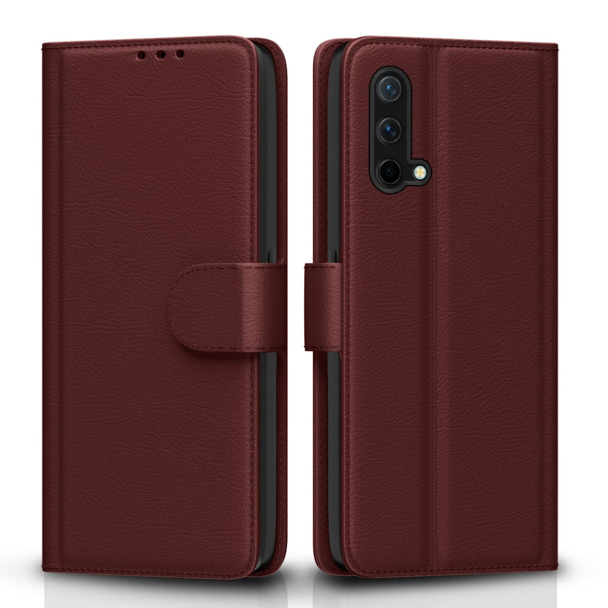 Pikkme brown Wallet flip cover for OnePlus Nord CE 5G