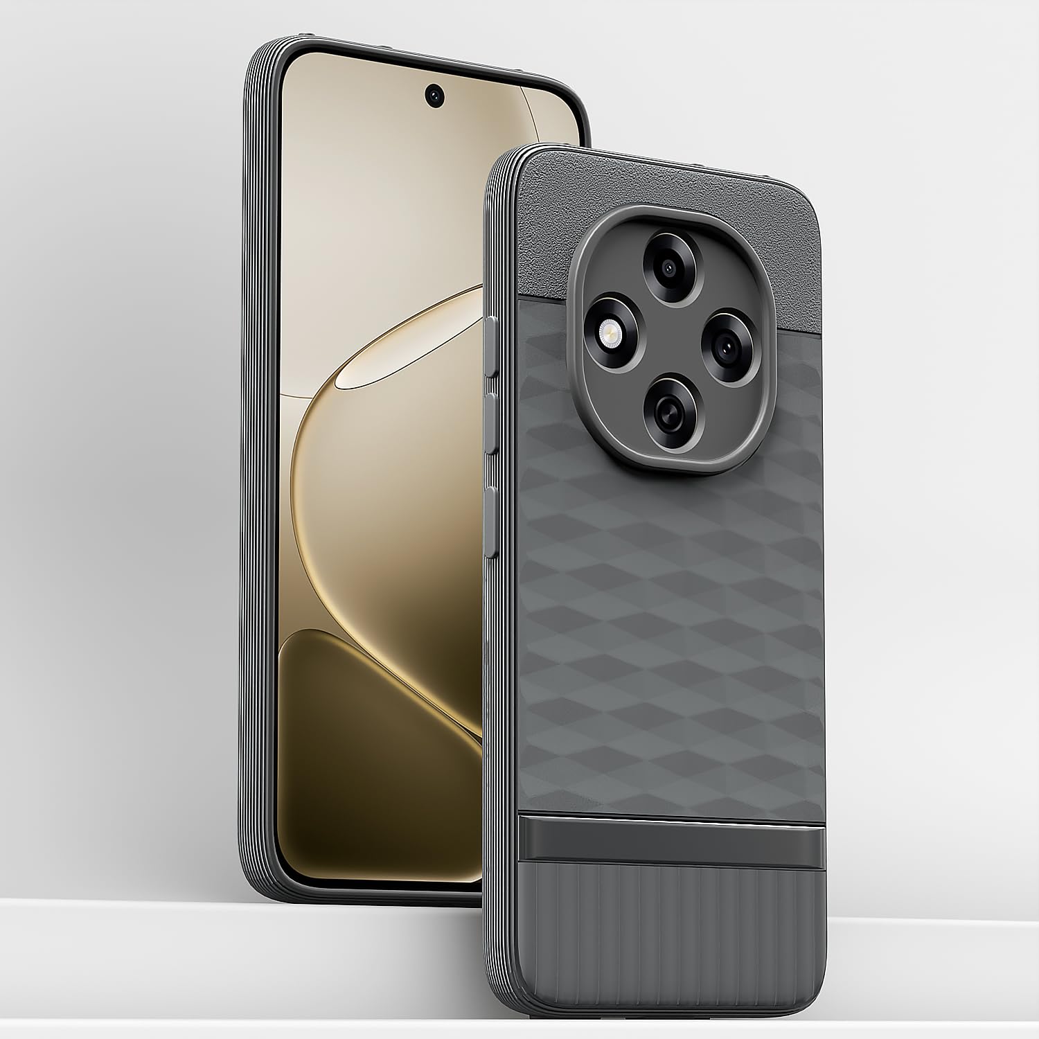 Pikkme Oppo F31 Pro 5G Silicone grey back cover – photo 2