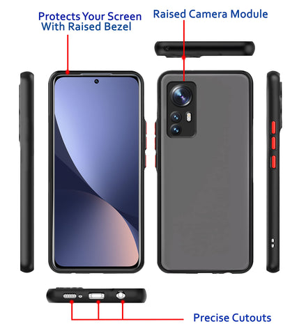 Pikkme Mi Xiaomi 12 Pro 5G Hybrid black mobile cover – photo 2