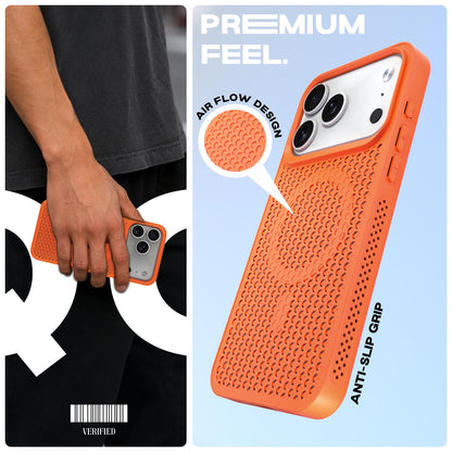 Pikkme orange MagSafe mobile cover for iPhone 17 Pro Max – photo 2