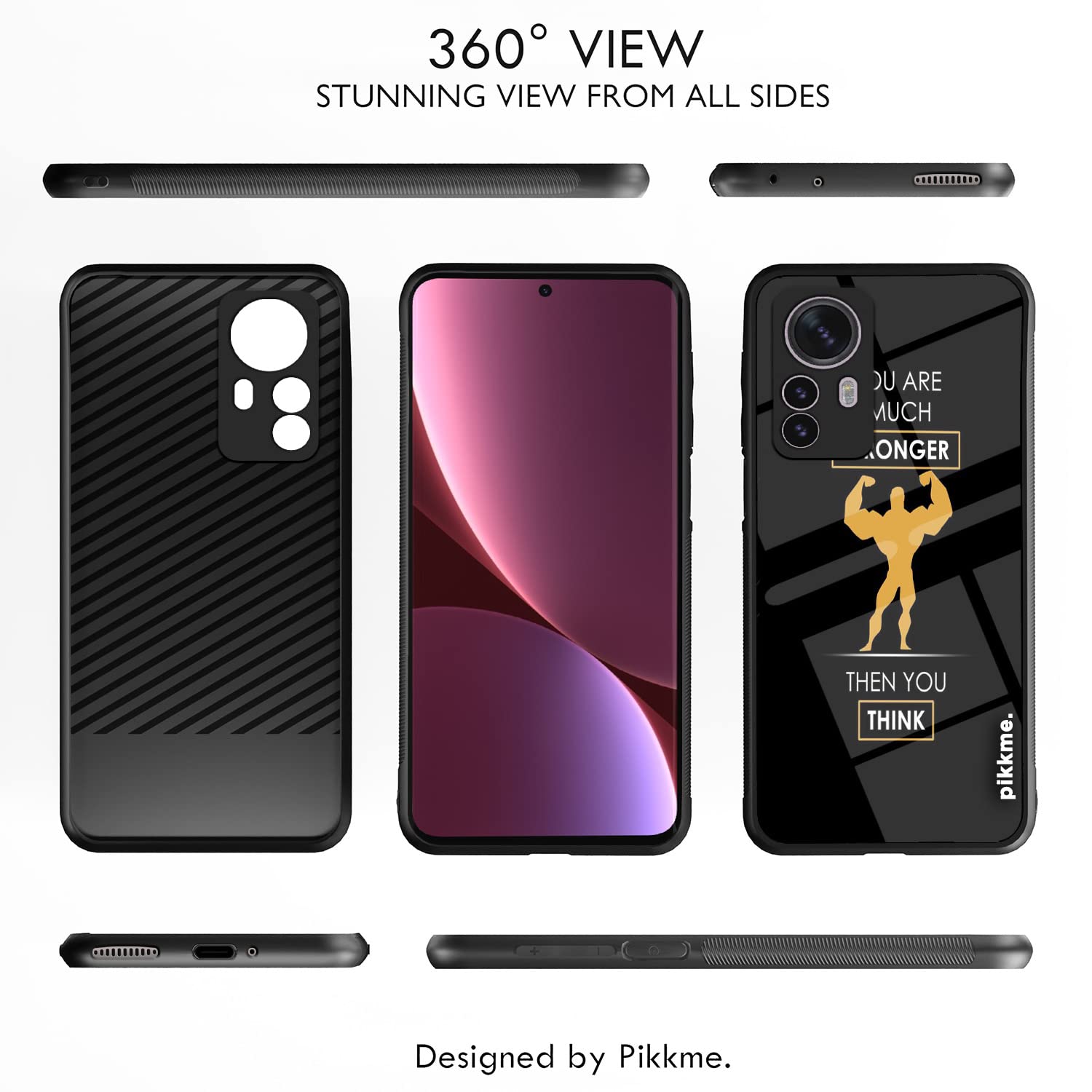 MI 12 Pro 5G Hybrid mobile back cover by Pikkme – photo 2