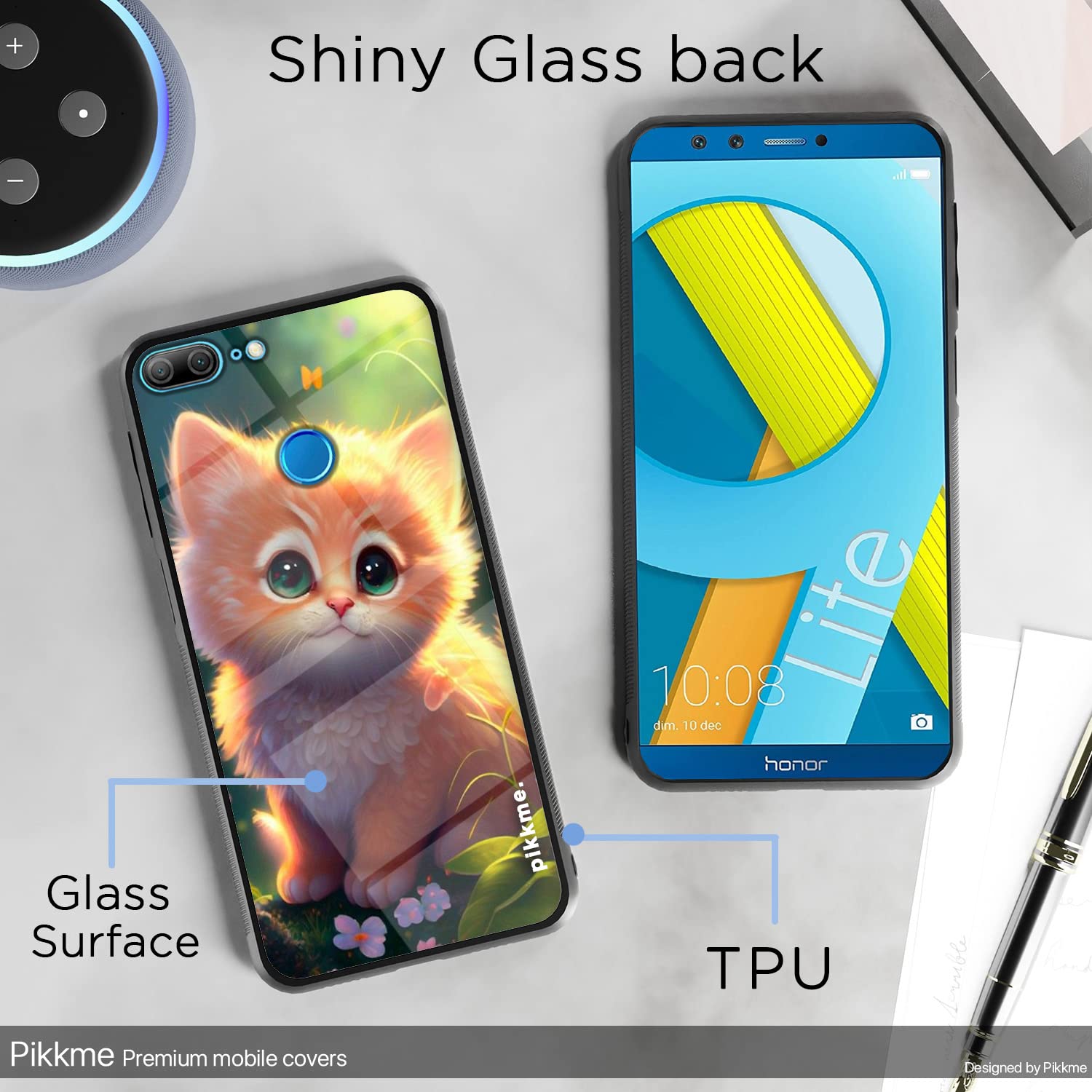 Honor 9 Lite Cat back cover by Pikkme – photo 3
