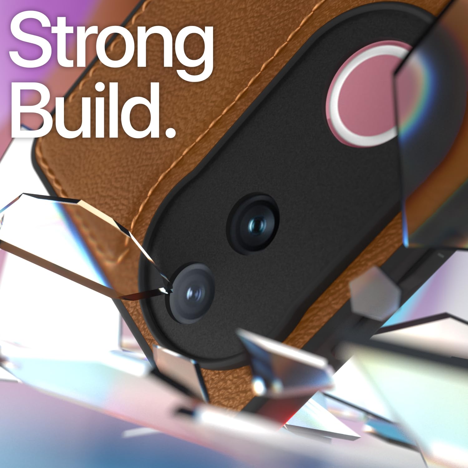 Pikkme Vivo V50 5G / V50e 5G Leather Back Case | Brown