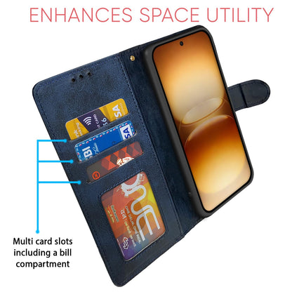 Pikkme iQOO 15R 5G navy & light blue wallet flip cover – photo 5