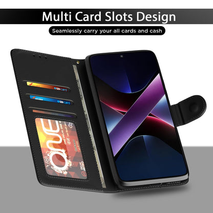 POCO X7 Pro 5G Wallet flip case in black by Pikkme – photo 5