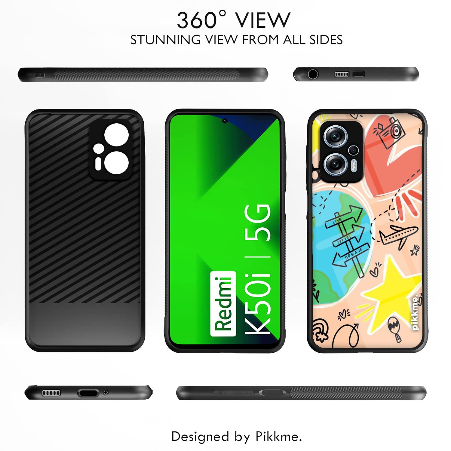Redmi K50i 5G Hybrid phone cover by Pikkme – photo 2