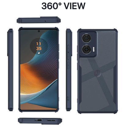 Blue Clear mobile back cover for Moto Edge 50 Fusion/G96 5G – Pikkme – photo 2