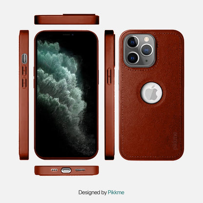 Brown Leather mobile back cover for iPhone 11 Pro Max – Pikkme – photo 4