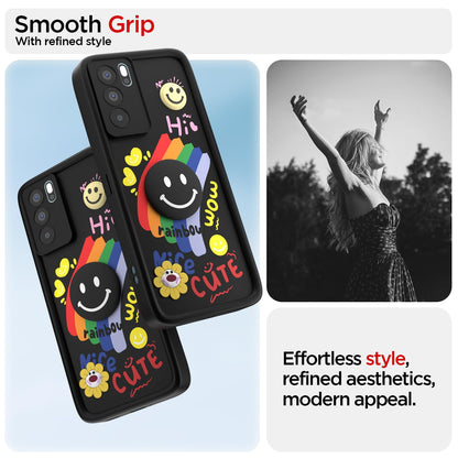 Oppo Reno 6 Pro 5G Soft Silicone phone cover in black by Pikkme – photo 2