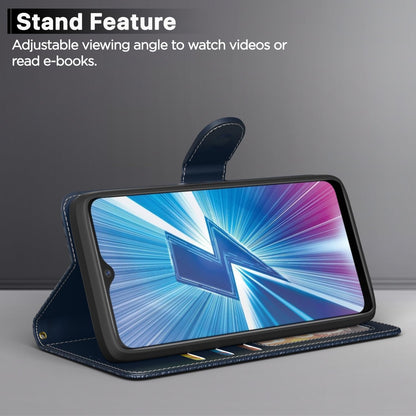 Vivo Y12/Y15/Y17/U10 Wallet flip cover in blue by Pikkme – photo 3