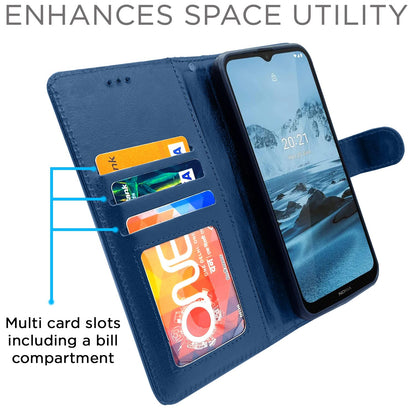 Pikkme Nokia C20 Plus Magnetic blue flip cover – photo 3