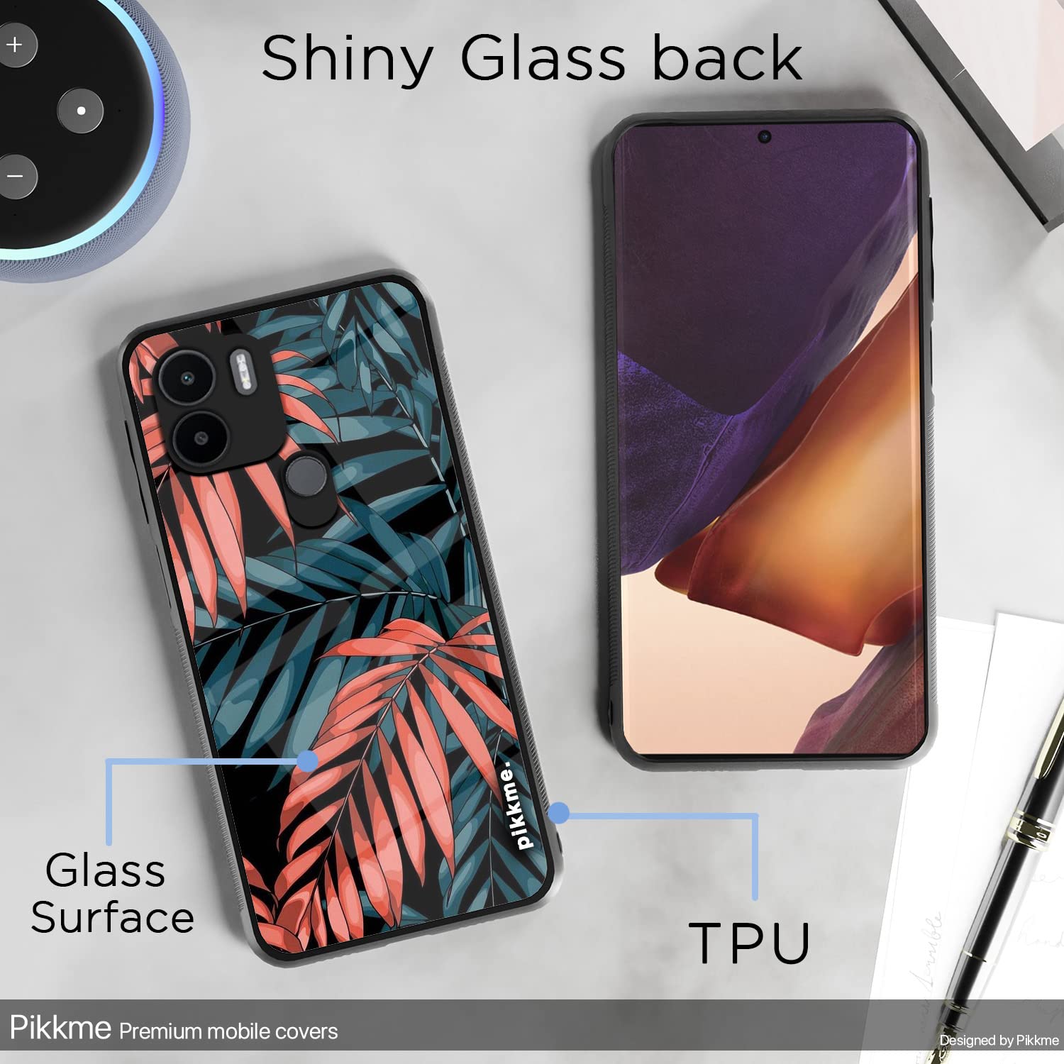 Pikkme Flower mobile back cover for Redmi A1 Plus/A2 Plus/Poco C50 – photo 3