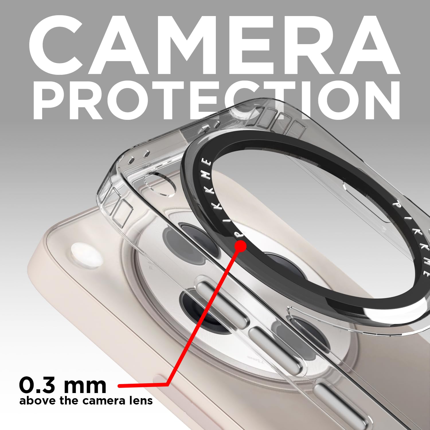 Pikkme Oppo Find X8 5G Transring Back Cover (Transparent)