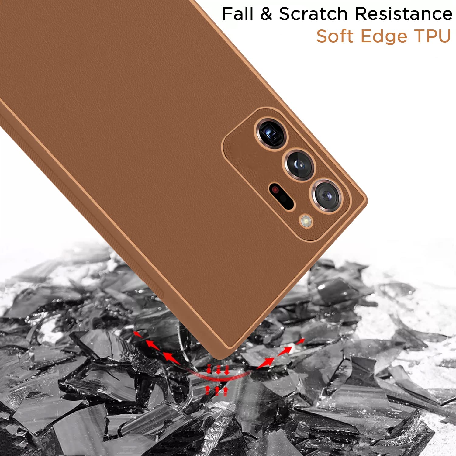 Samsung Note 20 Ultra 5G back cover in brown by Pikkme – photo 4