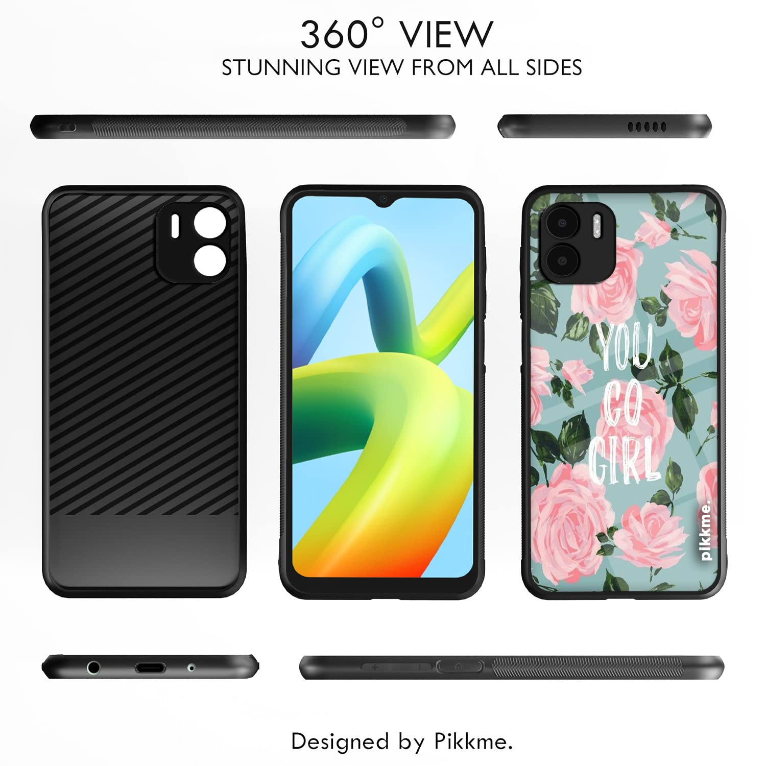 Pikkme Flower mobile back cover for Redmi A1/A2 – photo 2