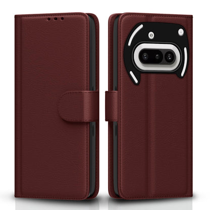 Pikkme brown Wallet flip cover for Nothing Phone 3a 5G
