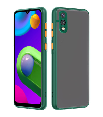 Pikkme Samsung M02 Hybrid green back cover