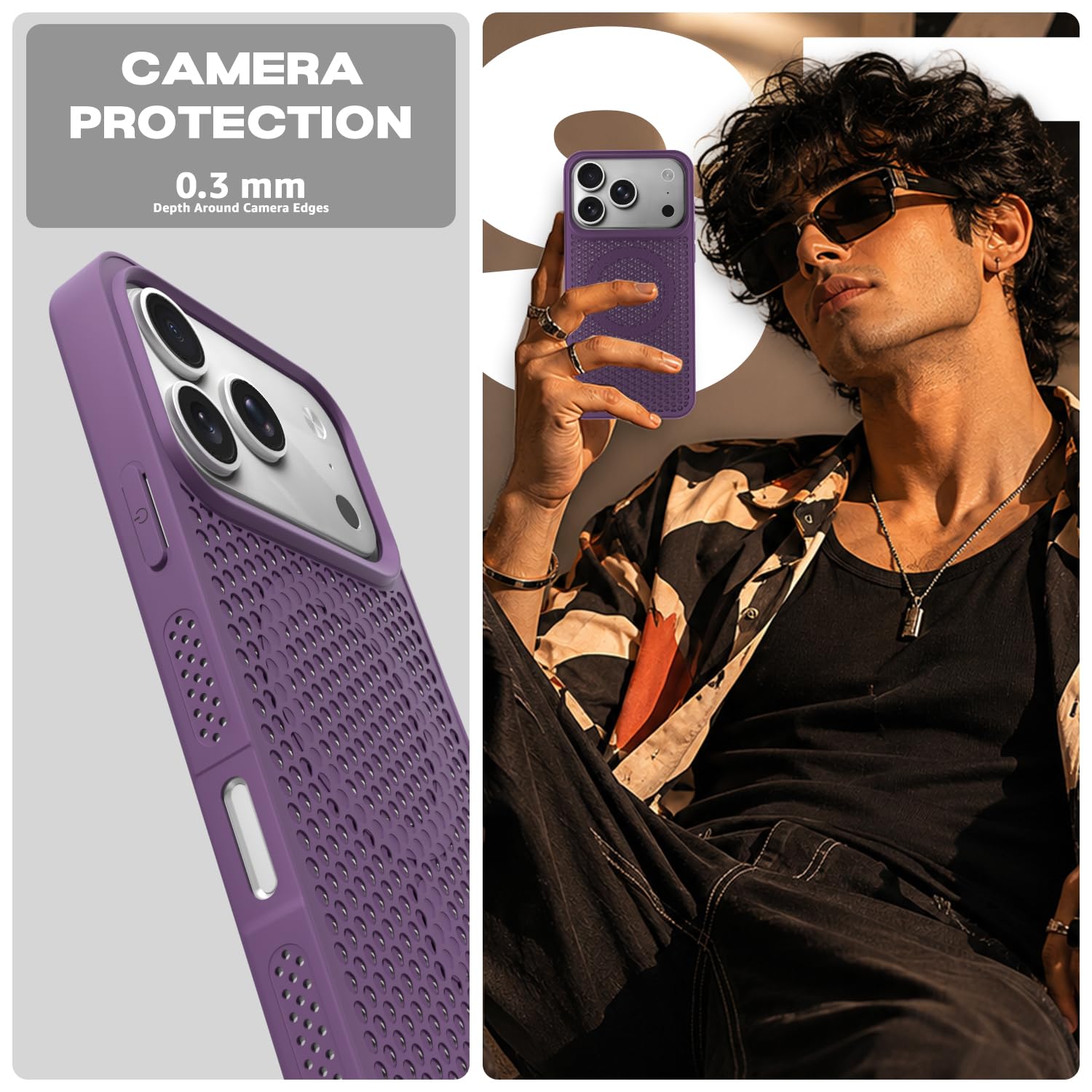 Pikkme iPhone 17 Pro MagSafe purple phone cover – photo 6