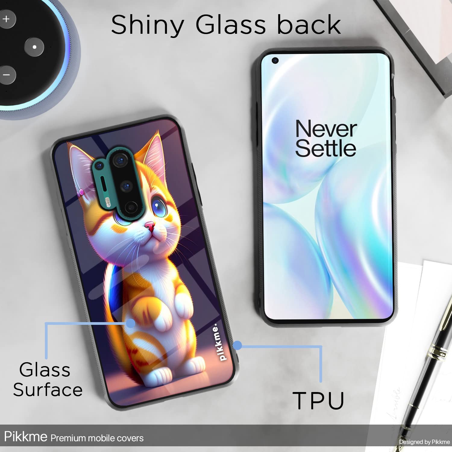OnePlus 8 Pro Cat mobile cover by Pikkme – photo 3