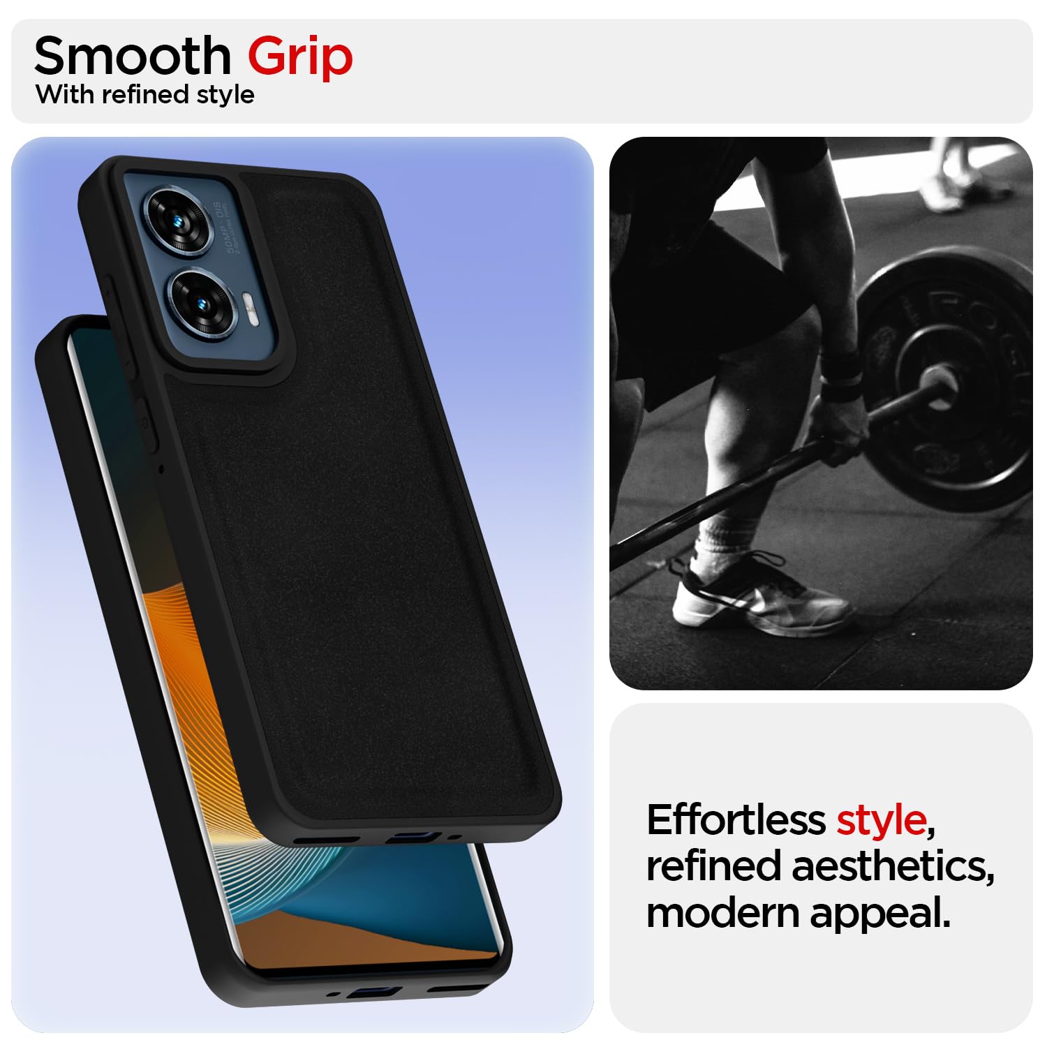 Pikkme Moto Edge 50 Fusion/G96 5G Leather black back cover – photo 3