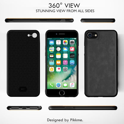 Grey Leather back cover for iPhone 7/8 – Pikkme – photo 2