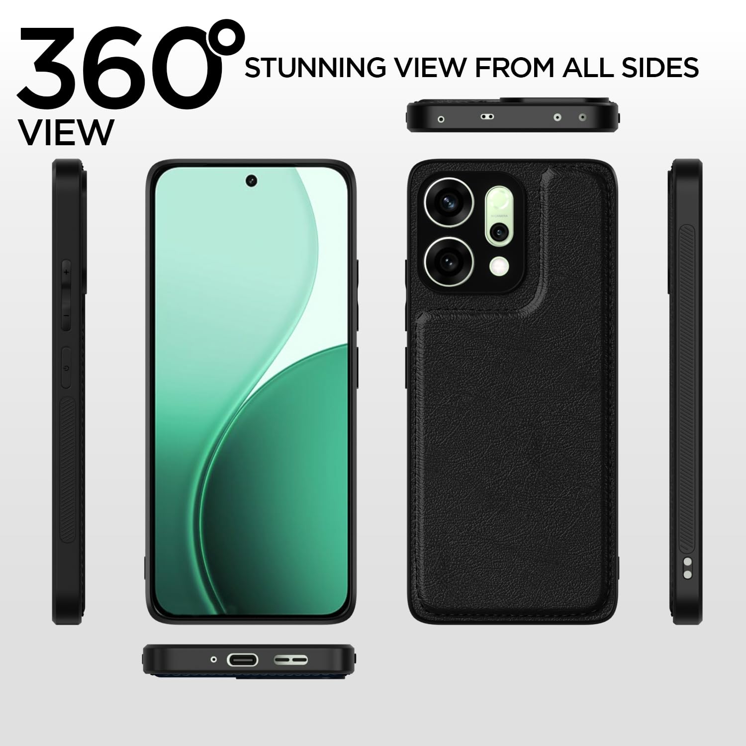 Pikkme black phone cover for Oppo Reno 14 5G – photo 4
