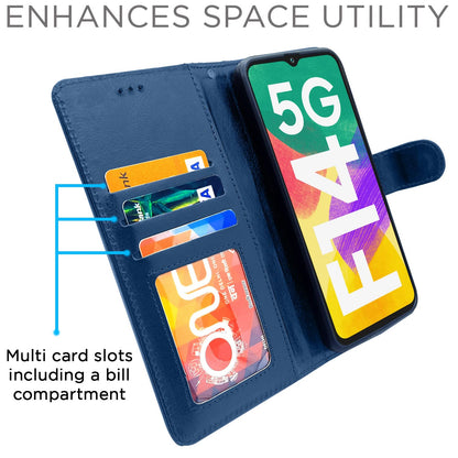 Pikkme Samsung F14 5G blue flip cover – photo 3