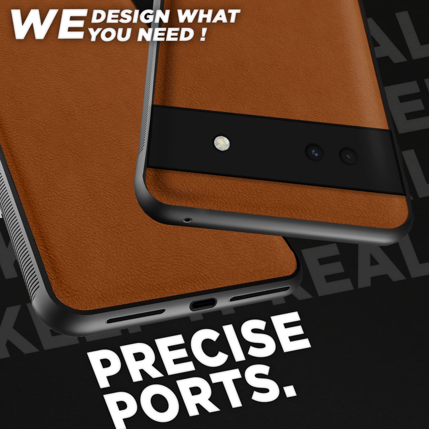 Google Pixel 6A back cover in camel by Pikkme – photo 3