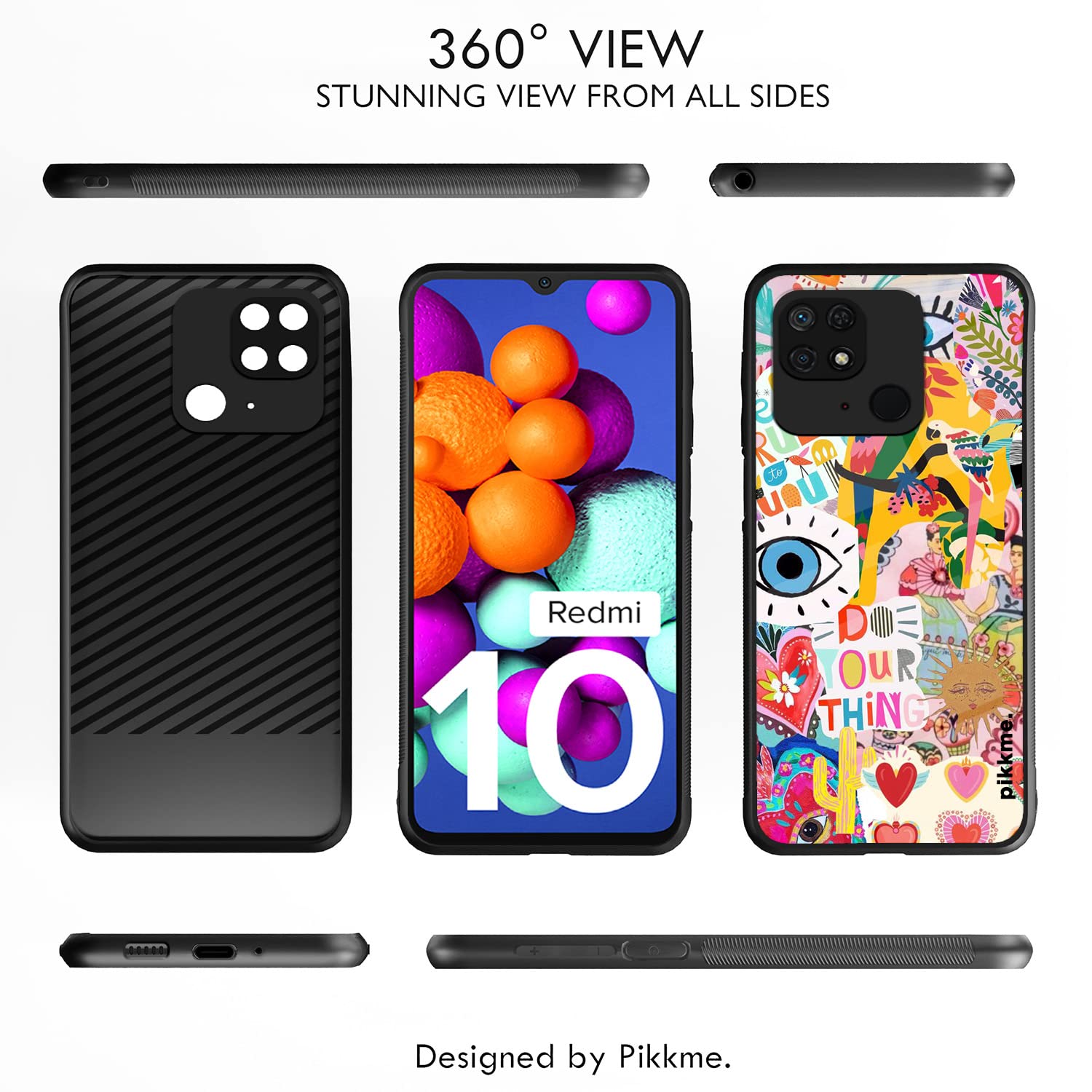 Redmi 10/10 Power Flower phone cover by Pikkme – photo 2