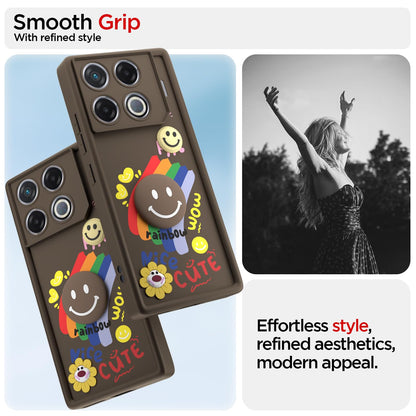 Pikkme brown Soft Silicone phone cover for Infinix GT 20 Pro 5G – photo 2