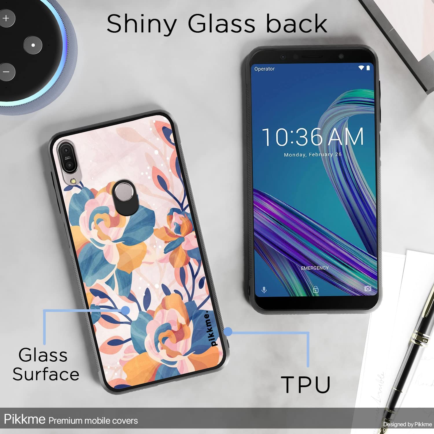 Flower Back cover for Asus – Pikkme – photo 3