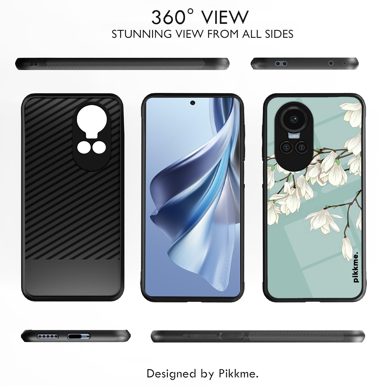 Oppo Reno 10 5G Flower mobile back cover by Pikkme – photo 2