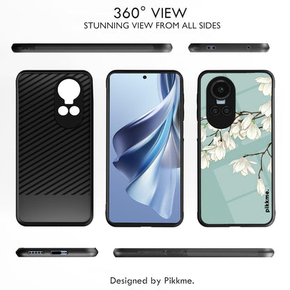 Oppo Reno 10 5G Flower mobile back cover by Pikkme – photo 2