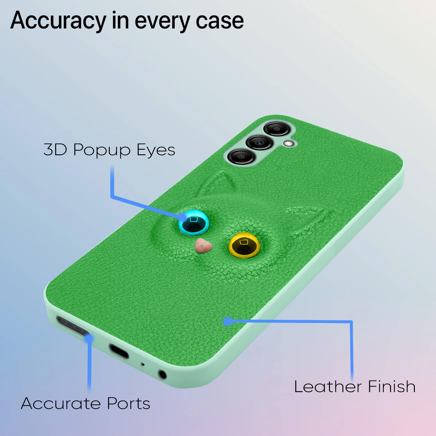 Pikkme Samsung A14 5G green phone cover – photo 4