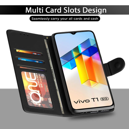 Pikkme black flip cover for Vivo T1/Y75/iQOO Z6 5G – photo 5