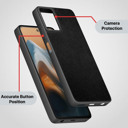 Pikkme black Leatherback phone cover for Moto G34/G45 5G – photo 3