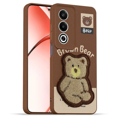 Pikkme brown mobile back cover for Oppo K12x 5G