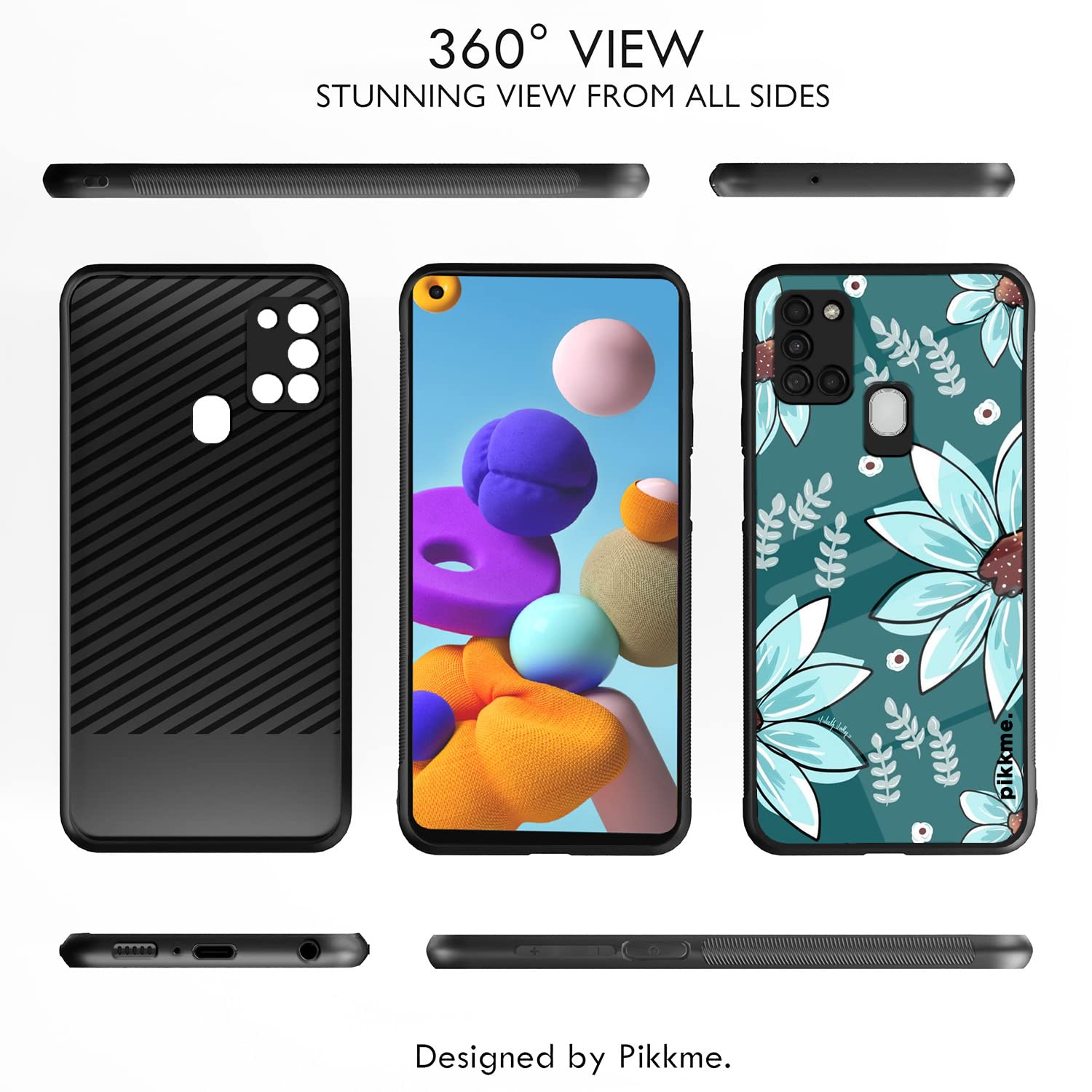 Pikkme Samsung A21s Flower phone cover – photo 2