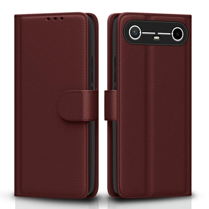 Tecno Pova Wallet wallet flip cover in brown by Pikkme