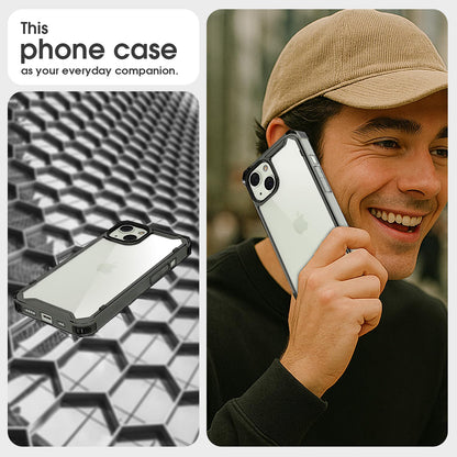 iPhone 15 Hybrid mobile cover in black by Pikkme – photo 6