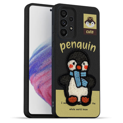 Black Plush Patch phone cover for Samsung A53 5G – Pikkme
