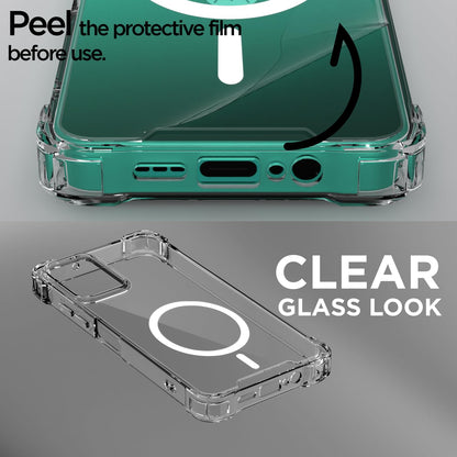 Transparent mag-safe back cover for Moto G45 5G – Pikkme – photo 3