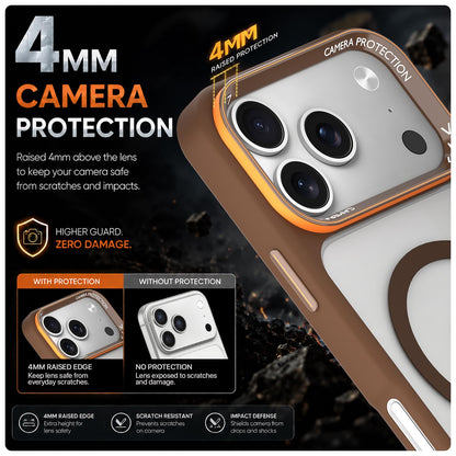 iPhone 17 Pro MagSafe back cover in brown mag-safe by Pikkme – photo 4