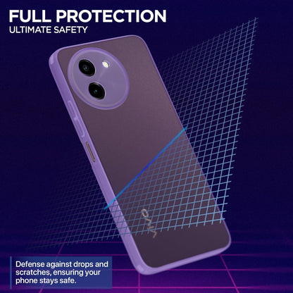 Vivo T3x/Y200i 5G Clear back cover in purple by Pikkme – photo 2