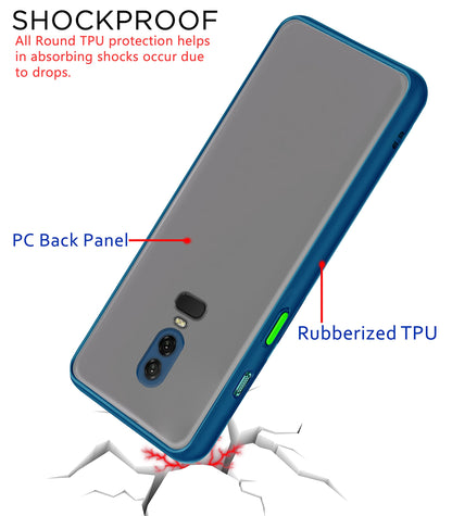 Pikkme OnePlus 6 Hybrid blue mobile back cover – photo 4