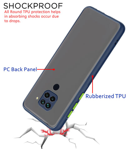 Pikkme blue Matte mobile back cover for Redmi Note 9 – photo 4